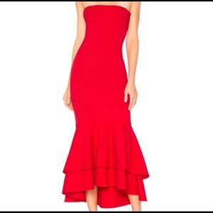Lovers + Friends Red Dillon Midi Dress